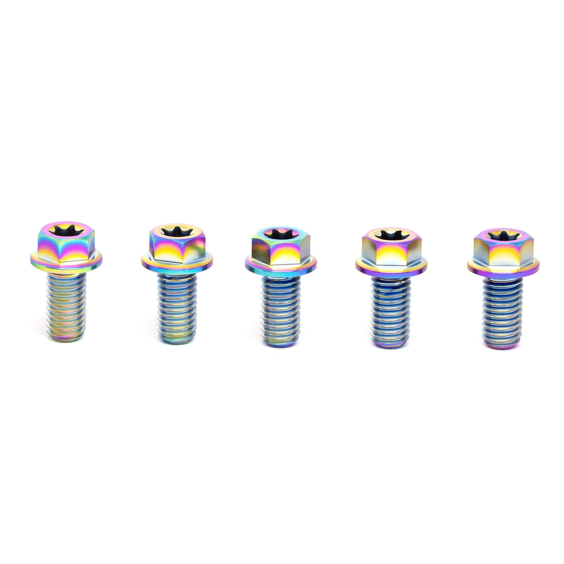 Titanium Sprocket Bolts 5-Pack [M8x16mm] - Howling Moto