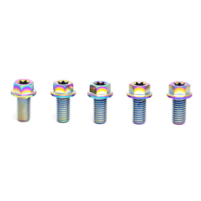 Titanium Sprocket Bolts 5-Pack [M8x16mm] - Howling Moto