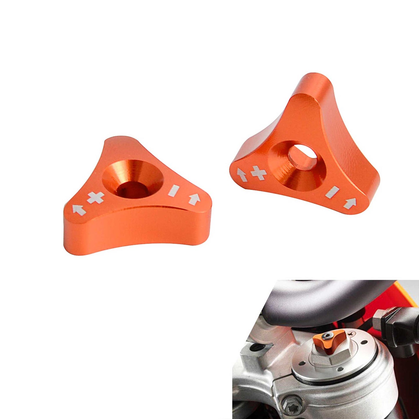 CNC Fork Adjustment Knobs for KTM & Husqvarna - Howling Moto
