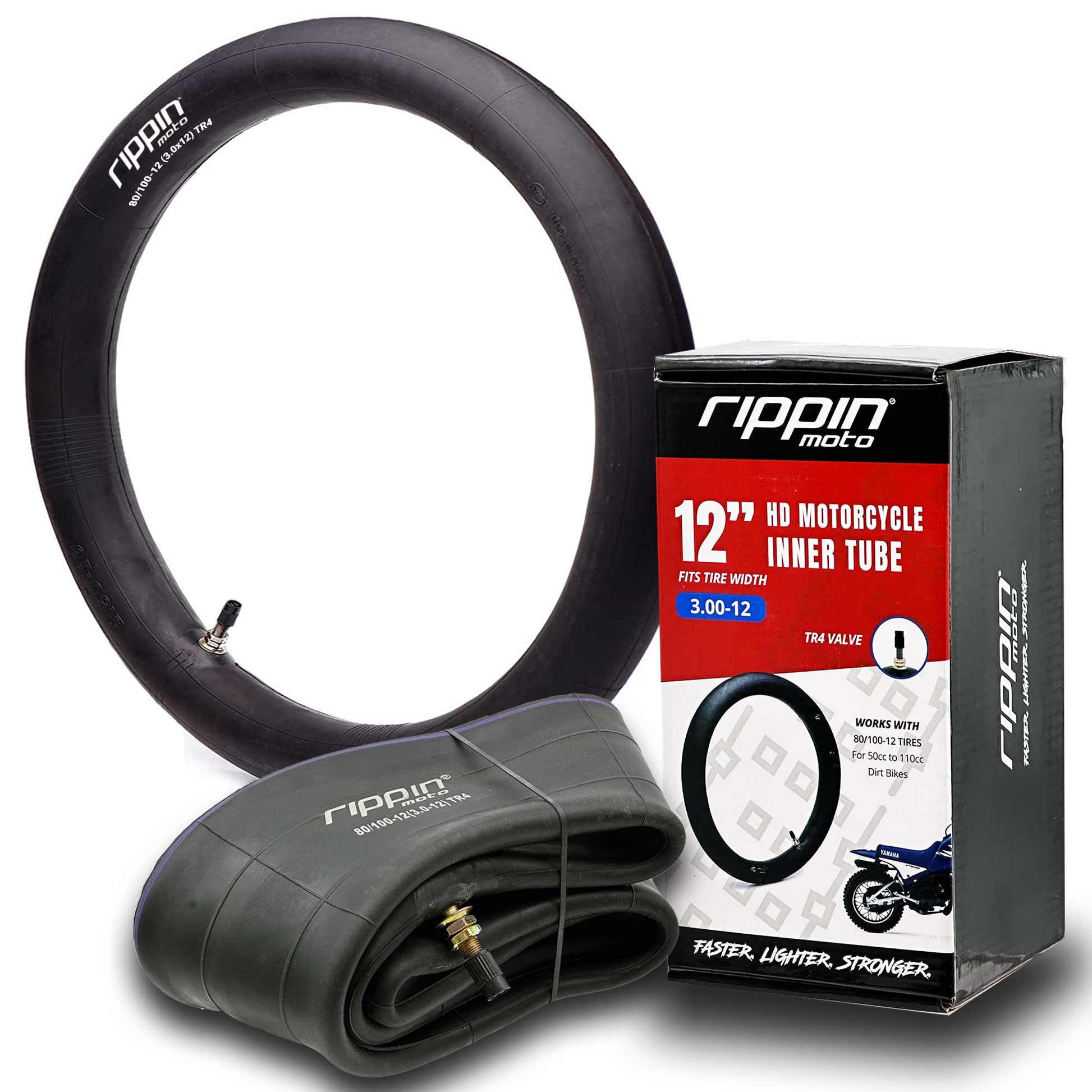 80/100-12 (3.0-12) Heavy Duty Inner Tube 3mm Thick - Howling Moto