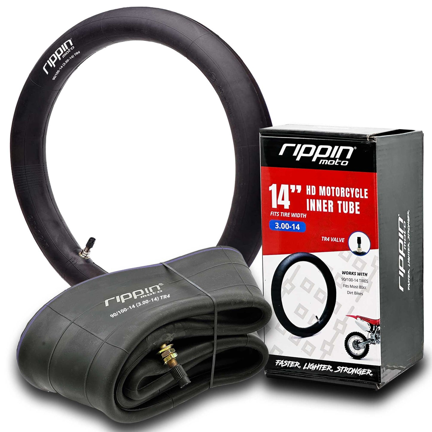 90/100-14 (3.0-14) Heavy Duty 14" Inner Tube 3mm Thick - Howling Moto