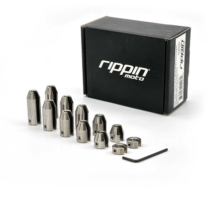 12 Pack Spoke Wheel Weight Kit (Nickel Finish) - Howling Moto