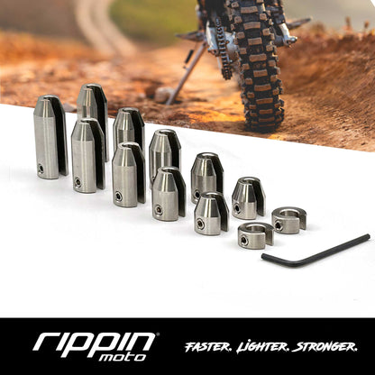 12 Pack Spoke Wheel Weight Kit (Nickel Finish) - Howling Moto