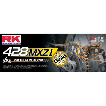 RK 428 MXZ1 Chain 120 Link - Howling Moto