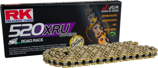 RK EXCEL, RK Excel GB520XRU Gold Drive Chain for 520 Series - 120 Links