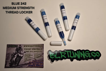 THREAD LOCKER BLUE MEDIUM STRENGTH 0.21 FL OZ TUBE - Howling Moto