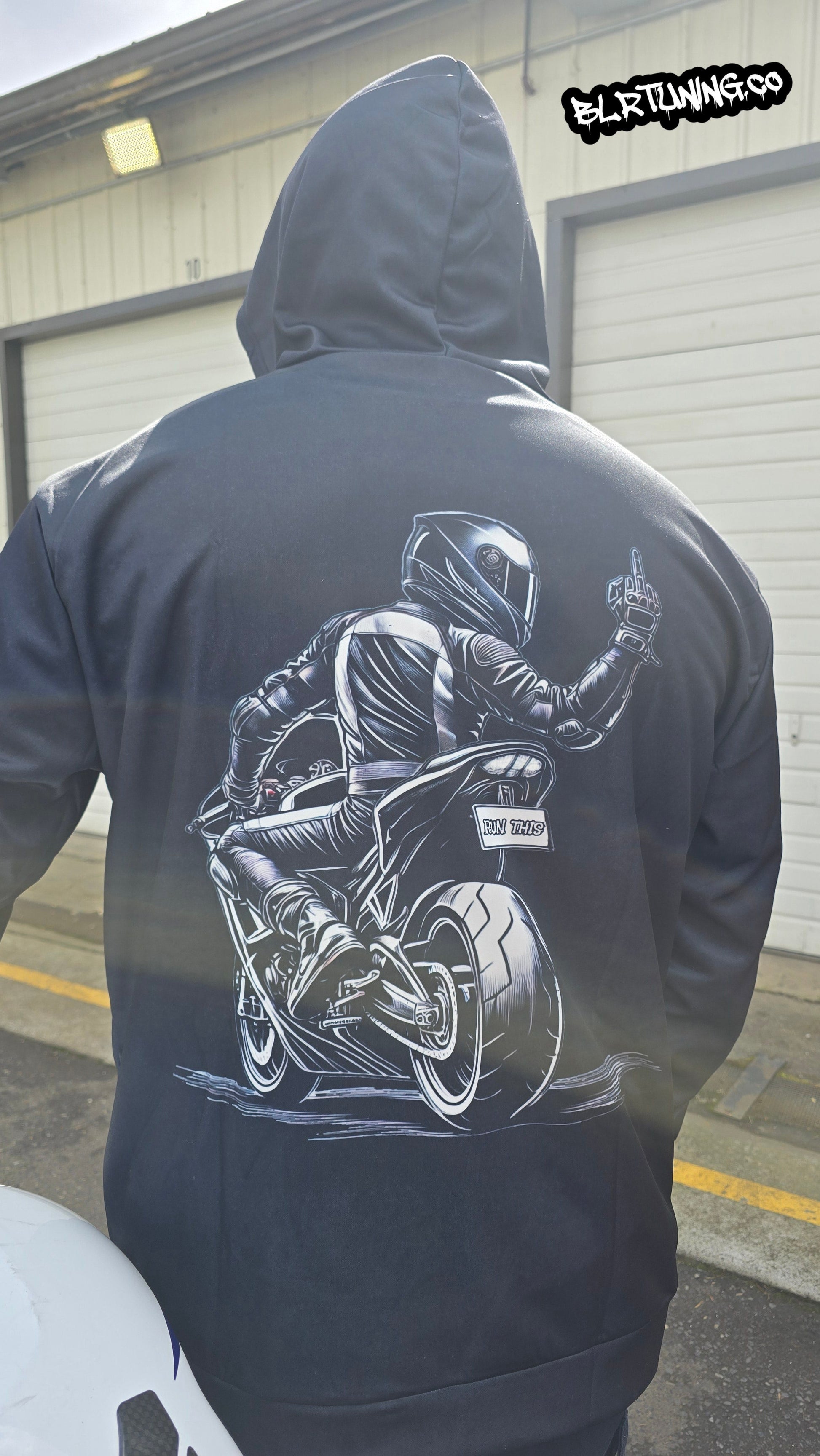 GHOST SHIFT HOODIE BY BLR TUNING - LIGHTWEIGHT BREATHABLE SPORT HOODIE - Howling Moto