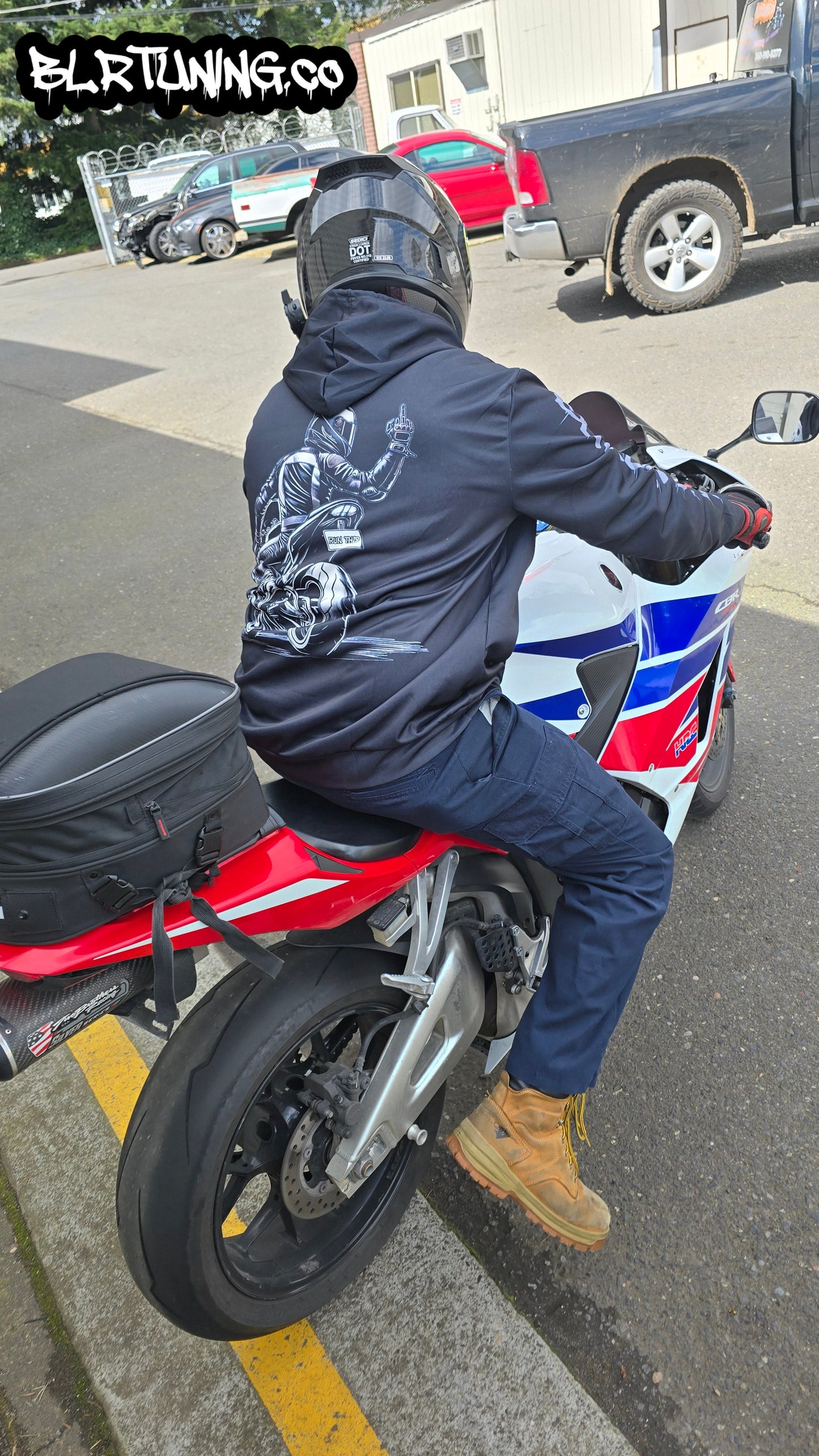 GHOST SHIFT HOODIE BY BLR TUNING - LIGHTWEIGHT BREATHABLE SPORT HOODIE - Howling Moto
