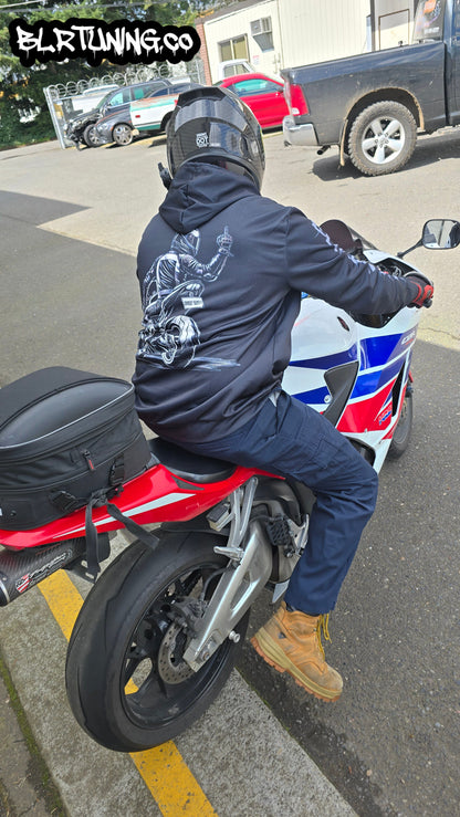 GHOST SHIFT HOODIE BY BLR TUNING - LIGHTWEIGHT BREATHABLE SPORT HOODIE - Howling Moto