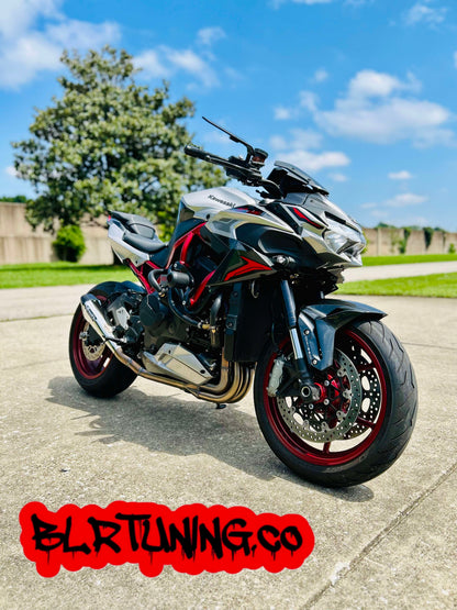 BLR TUNING Perch-Mounted Stealth Winglet Mirrors – Black Aluminum UNIVERSAL FIT - Howling Moto
