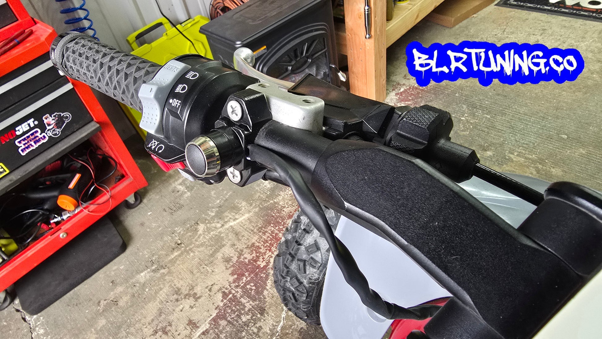 PUSH BUTTON 2-STEP LAUNCH CONTROL FOR PCV OR PC6 FITS 7/8 HANDLEBARS - WORKS ON STREET BIKE - SPORT BIKE - NAKED BIKE - ATV - DIRT BIKE - SXS - BAGGER - Howling Moto