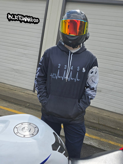 GHOST SHIFT HOODIE BY BLR TUNING - LIGHTWEIGHT BREATHABLE SPORT HOODIE - Howling Moto