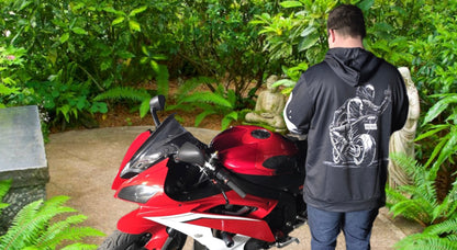 GHOST SHIFT HOODIE BY BLR TUNING - LIGHTWEIGHT BREATHABLE SPORT HOODIE - Howling Moto