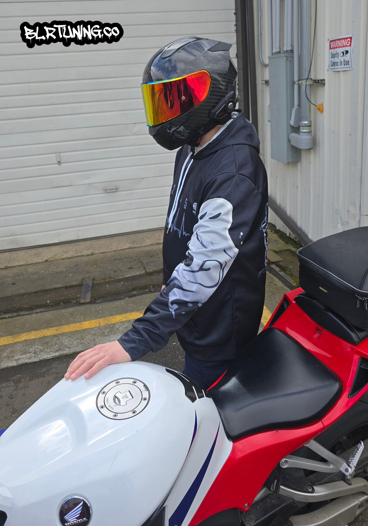 GHOST SHIFT HOODIE BY BLR TUNING - LIGHTWEIGHT BREATHABLE SPORT HOODIE - Howling Moto