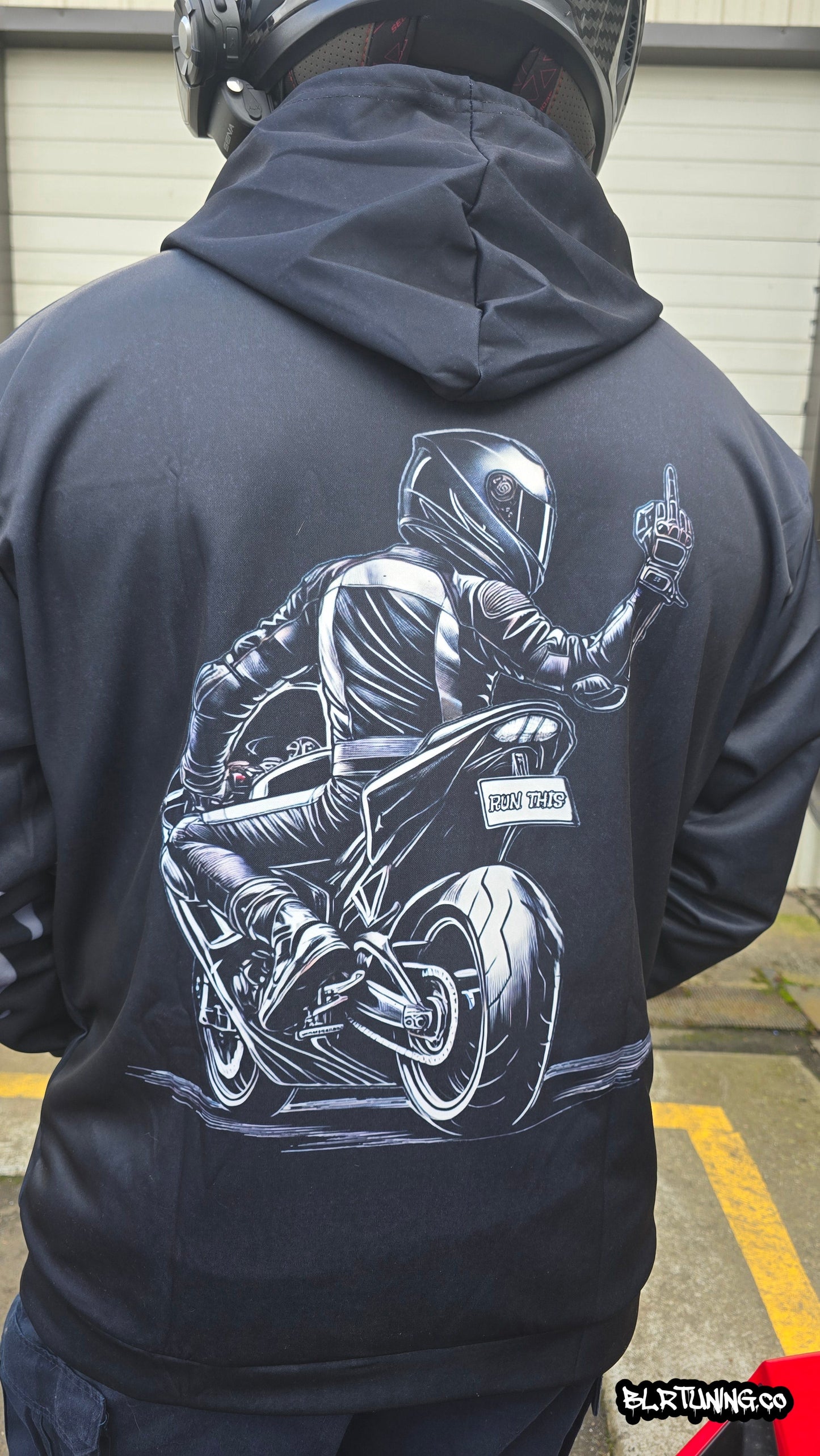 GHOST SHIFT HOODIE BY BLR TUNING - LIGHTWEIGHT BREATHABLE SPORT HOODIE - Howling Moto