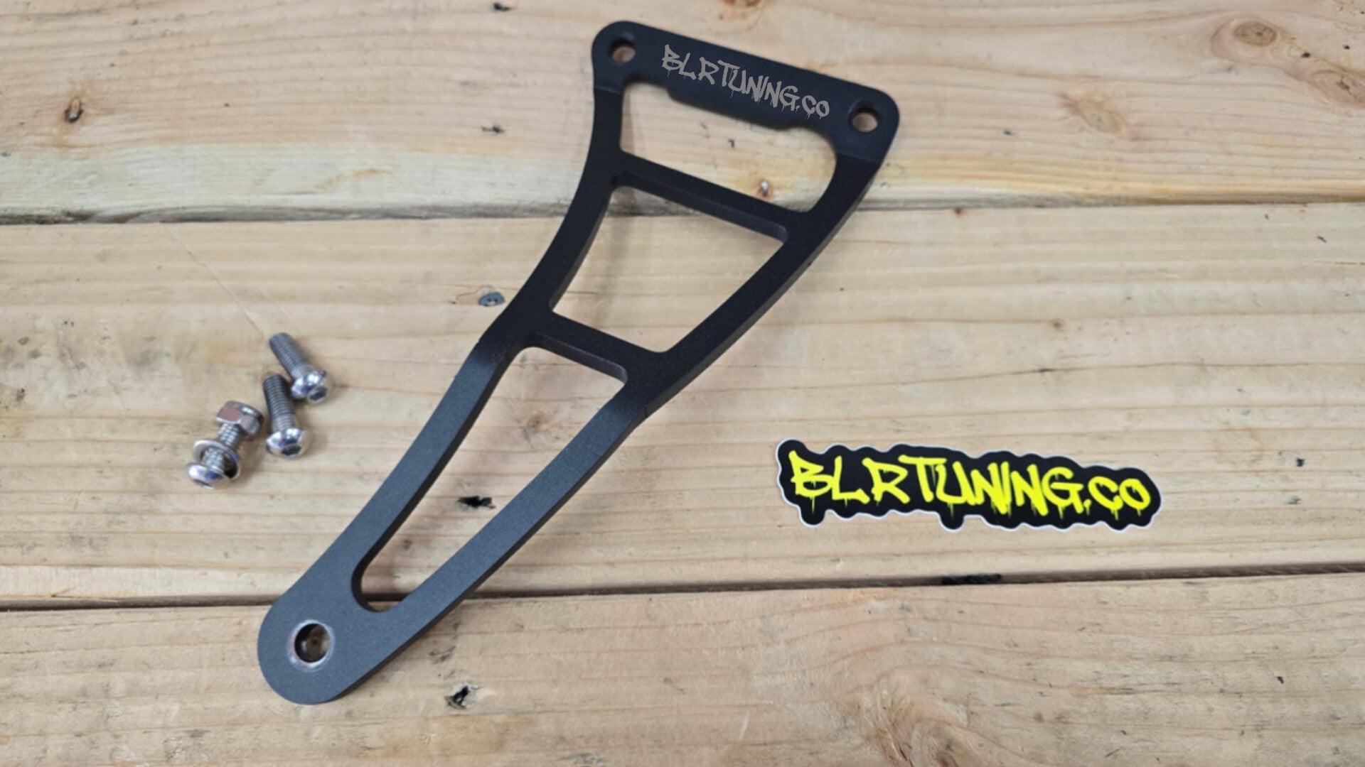 KAWASAKI NINJA ZX-10R ZX-10RR ZX1000 2011 - 2025 EXHAUST HANGER RIGHT SIDE PASSENGER PEG DELETE POWDER COATED BLACK ALUMINUM - Howling Moto