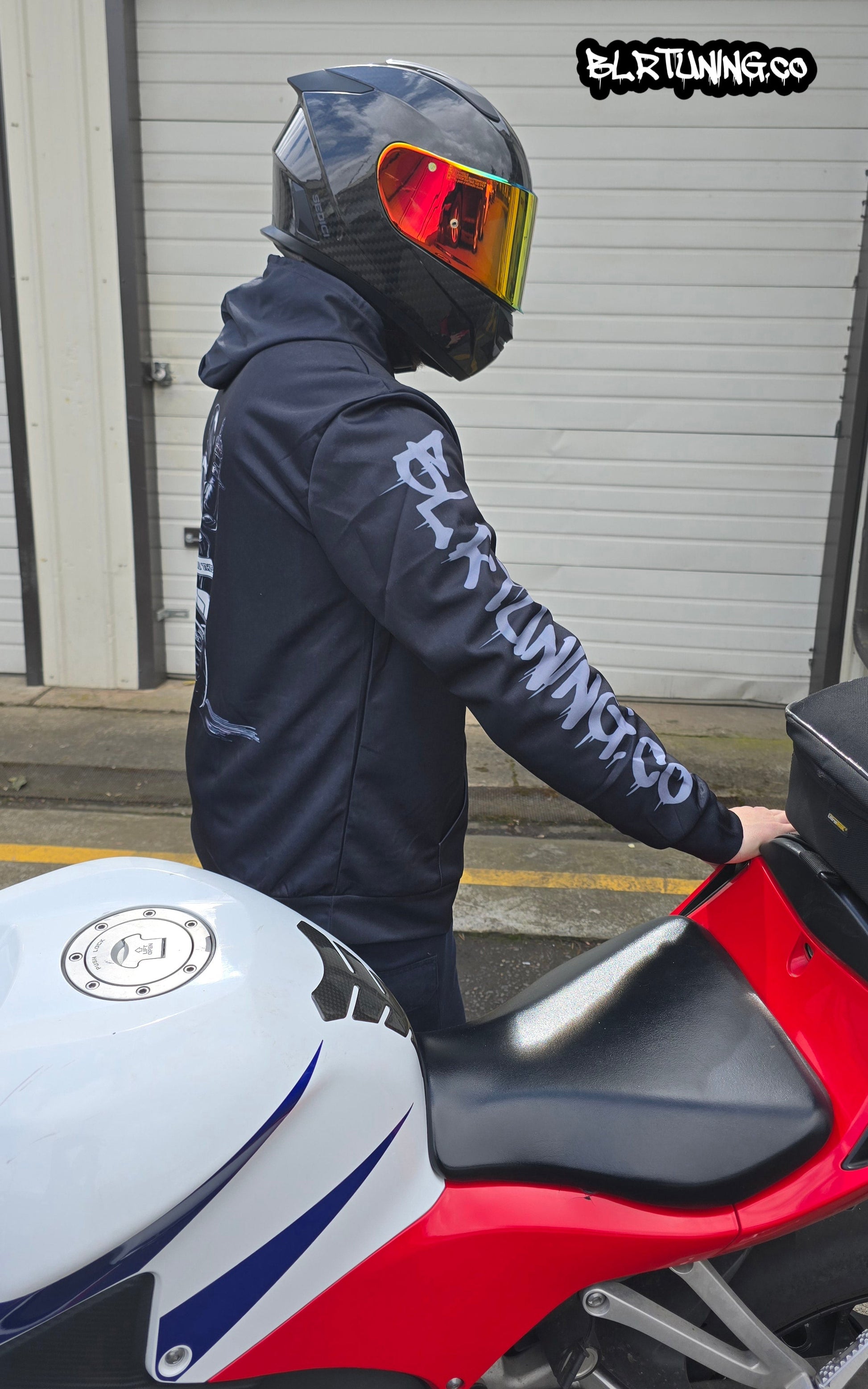 GHOST SHIFT HOODIE BY BLR TUNING - LIGHTWEIGHT BREATHABLE SPORT HOODIE - Howling Moto