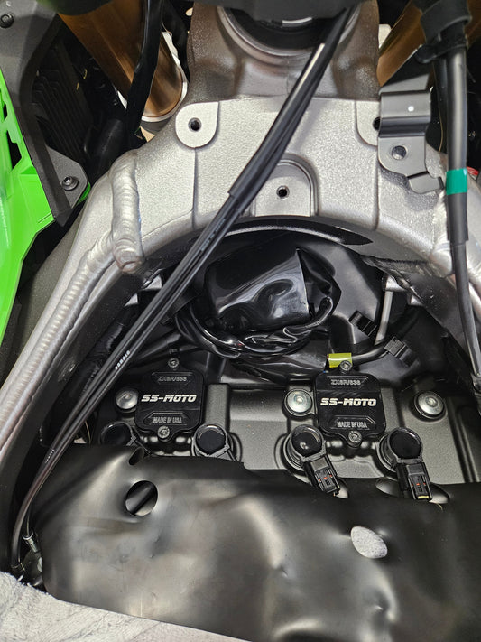 Motor Block Off Plates (Clean Air Mod) - Howling Moto