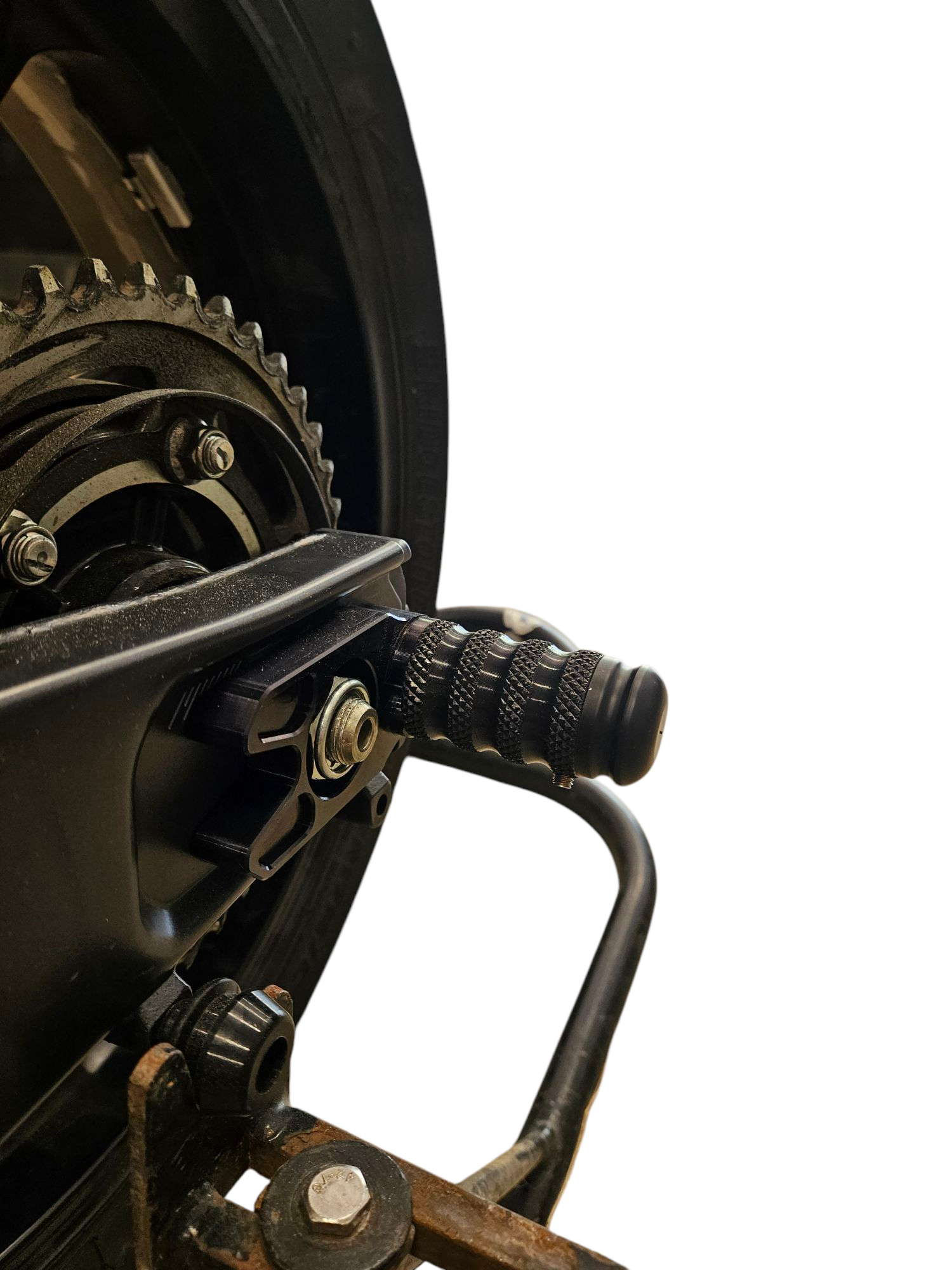 R7 FZ/MT07 REAR AXLE SLIDERS WITH AXLE BLOCKS - Howling Moto