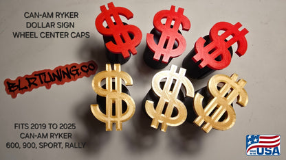 CAN-AM RYKER WHEEL CENTER CAPS - Howling Moto