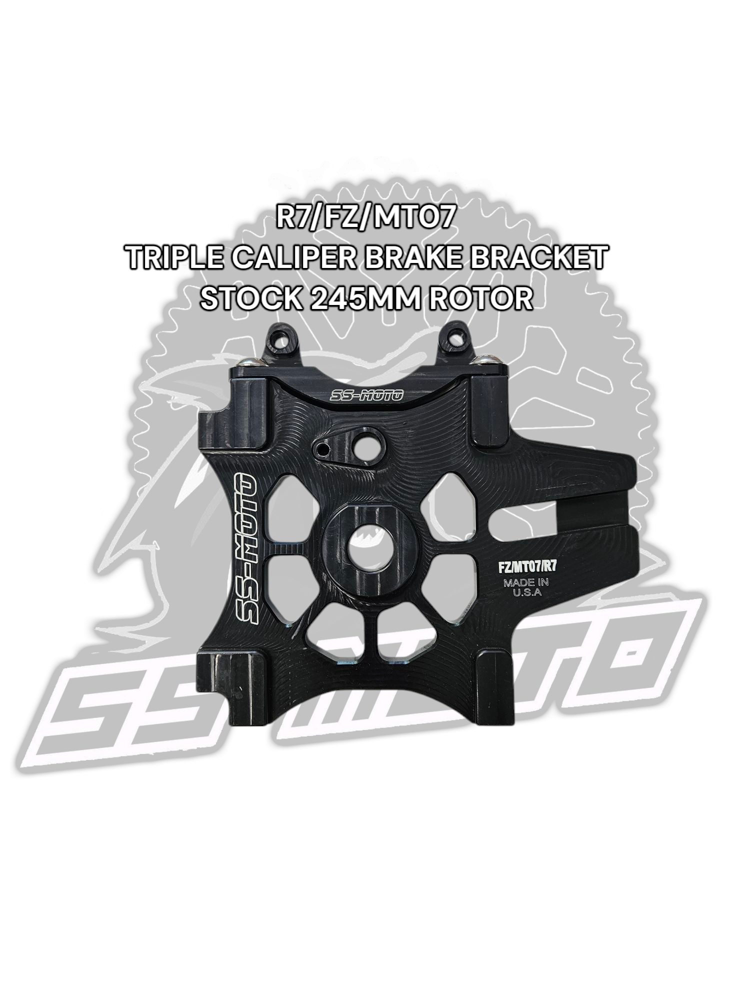 R7/FZ/MT07 BRAKE KIT Stock Rotor(245mm) | Howling Moto