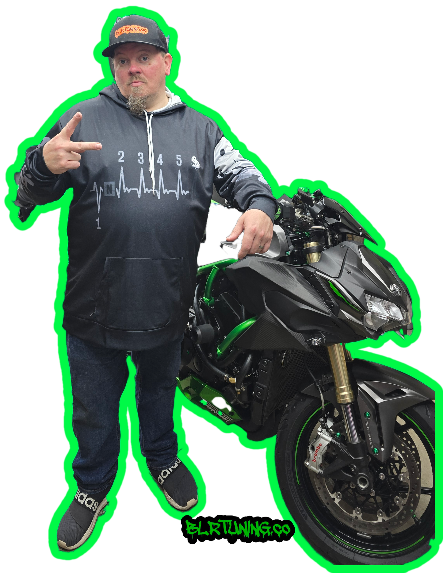 GHOST SHIFT HOODIE BY BLR TUNING - LIGHTWEIGHT BREATHABLE SPORT HOODIE - Howling Moto