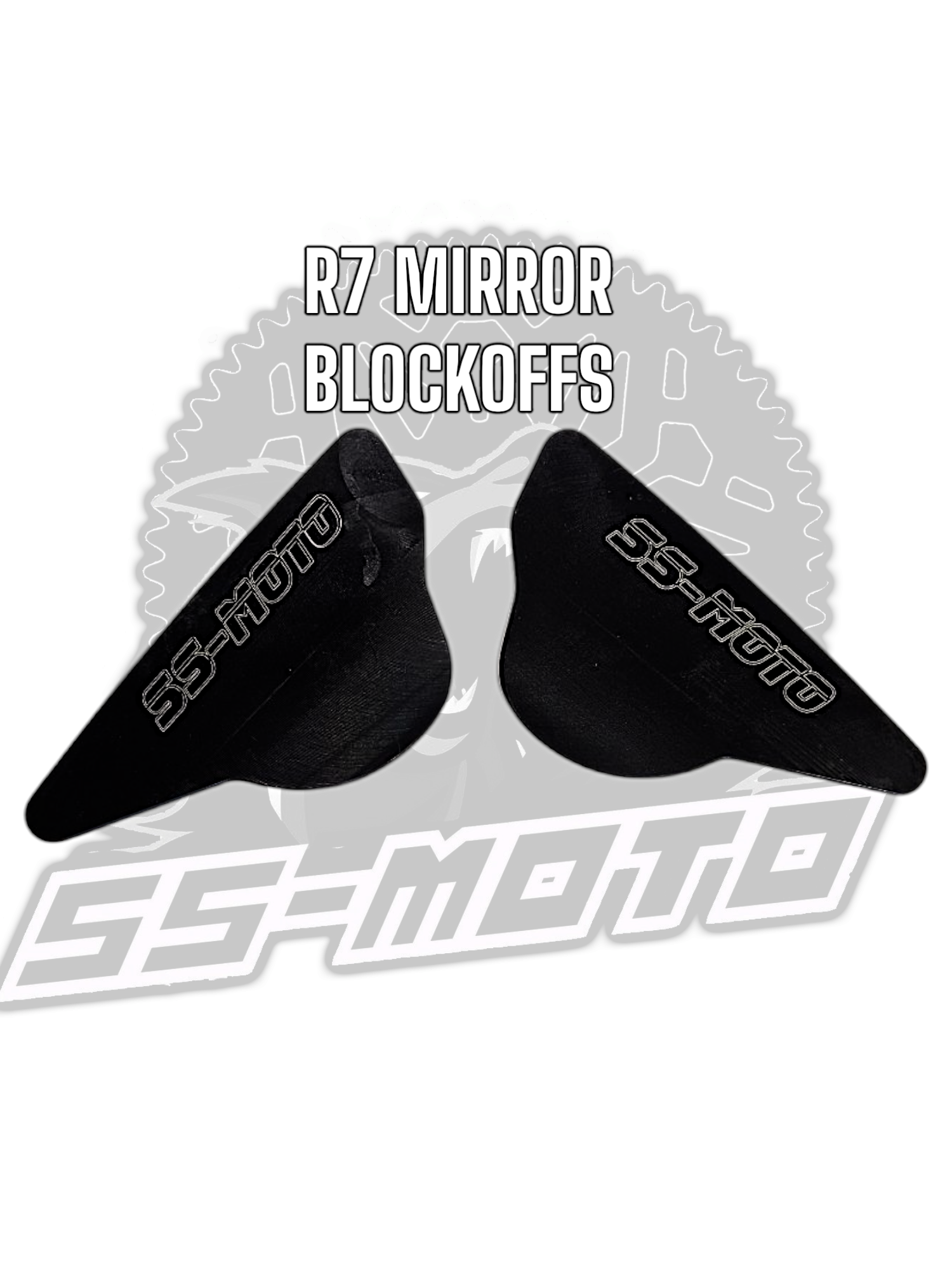 R7 Mirror Blockoffs - Howling Moto