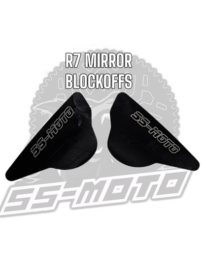 R7 Mirror Blockoffs - Howling Moto