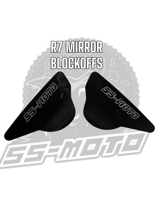 R7 Mirror Blockoffs - Howling Moto