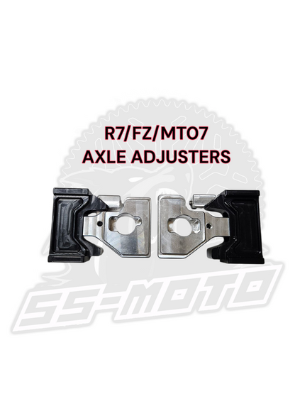 R7/FZ/MT07 AXLE ADJUSTERS - Howling Moto