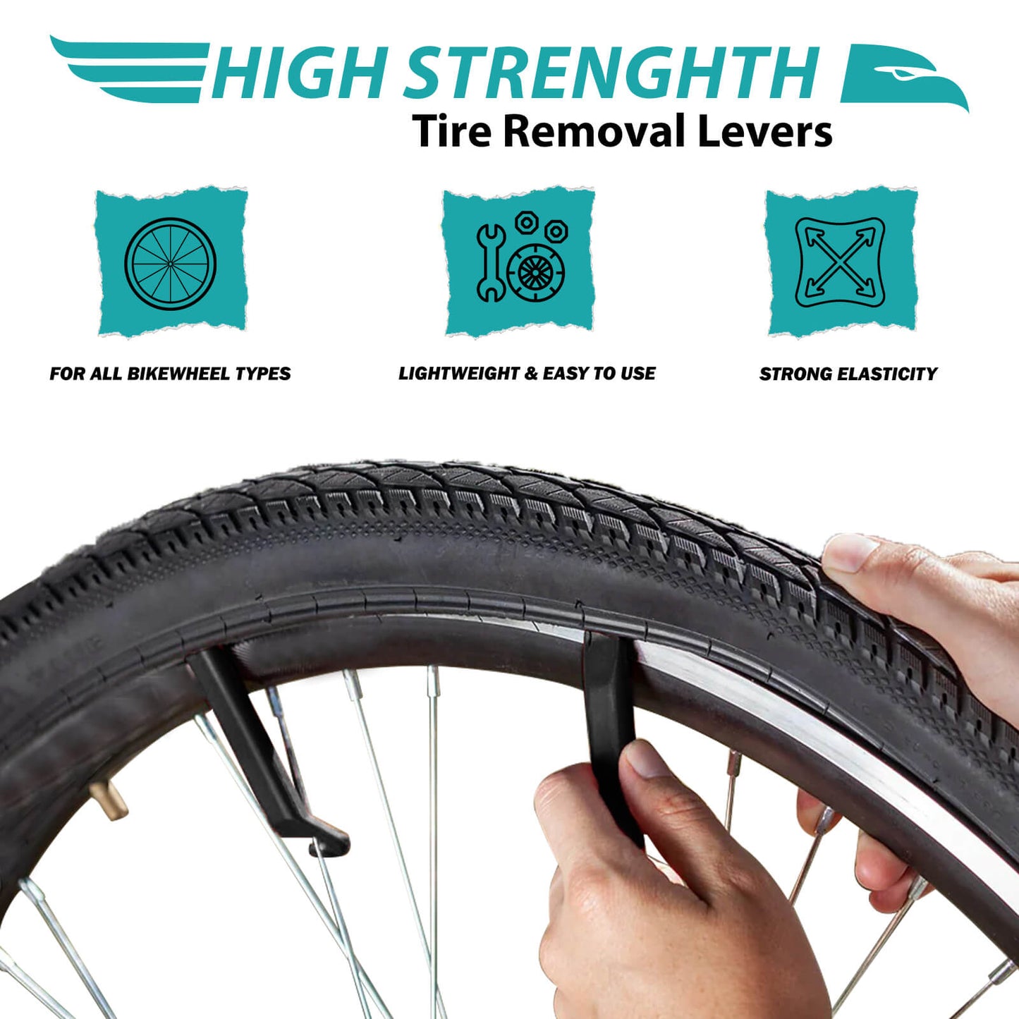 Hycline road bike tire inner tube for 700×25C and 35C tires, showing the inflated tube ready for installation.