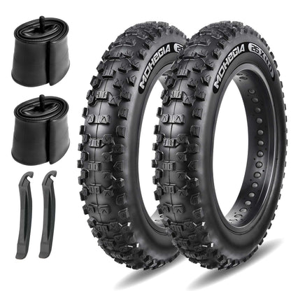 Hycline Rock Conqueror 26x4-inch e-bike and fat bike tire set with rugged tread and durable rubber for off-road riding.