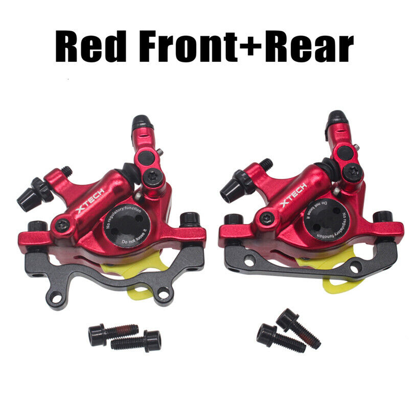 Hycline ZOOM XTECH HB-100 hydraulic disc brake caliper with dual pistons for mountain bikes, eBikes, and scooters.