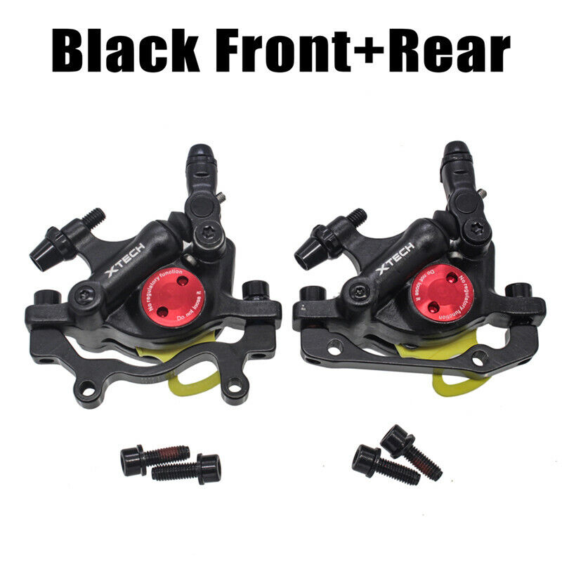 Hycline ZOOM XTECH HB-100 hydraulic disc brake caliper with dual pistons, for mountain bikes, eBikes, and scooters.