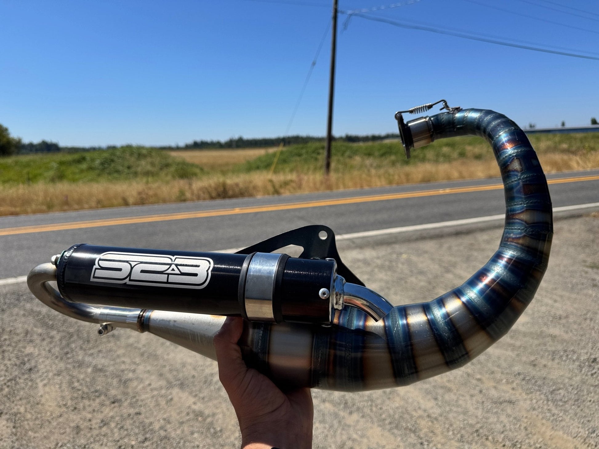 S23 Honda Race Pipe - Howling Moto
