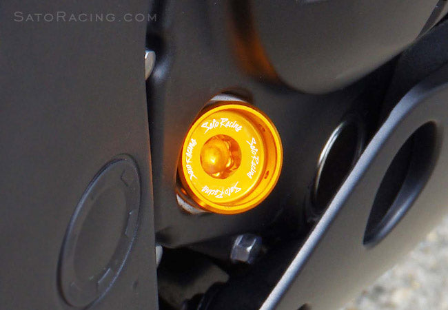 Sato Racing Oil Filler Cap (Size:M20/ P-2.5) Honda & Kawasaki (Various Models) - Howling Moto