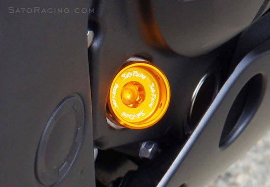 Sato Racing Oil Filler Cap (Size:M20/ P-2.5) Honda & Kawasaki (Various Models) - Howling Moto