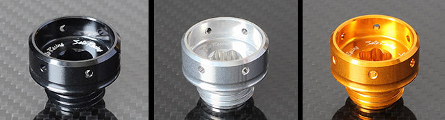 Sato Racing Oil Filler Cap (Size:M20/ P-2.5) Honda & Kawasaki (Various Models) - Howling Moto