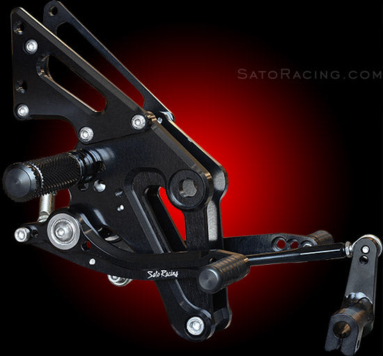 Sato Racing 2014 - 2015 Honda Grom Rear Sets - Howling Moto