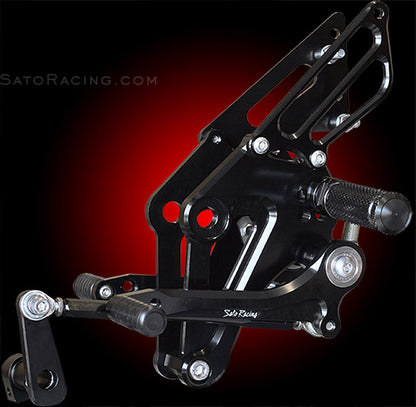 Sato Racing 2014 - 2015 Honda Grom Rear Sets - Howling Moto