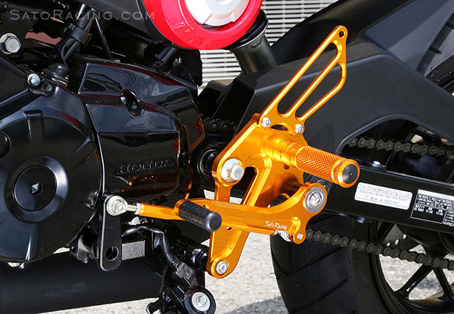 Sato Racing 2014 - 2015 Honda Grom Rear Sets - Howling Moto
