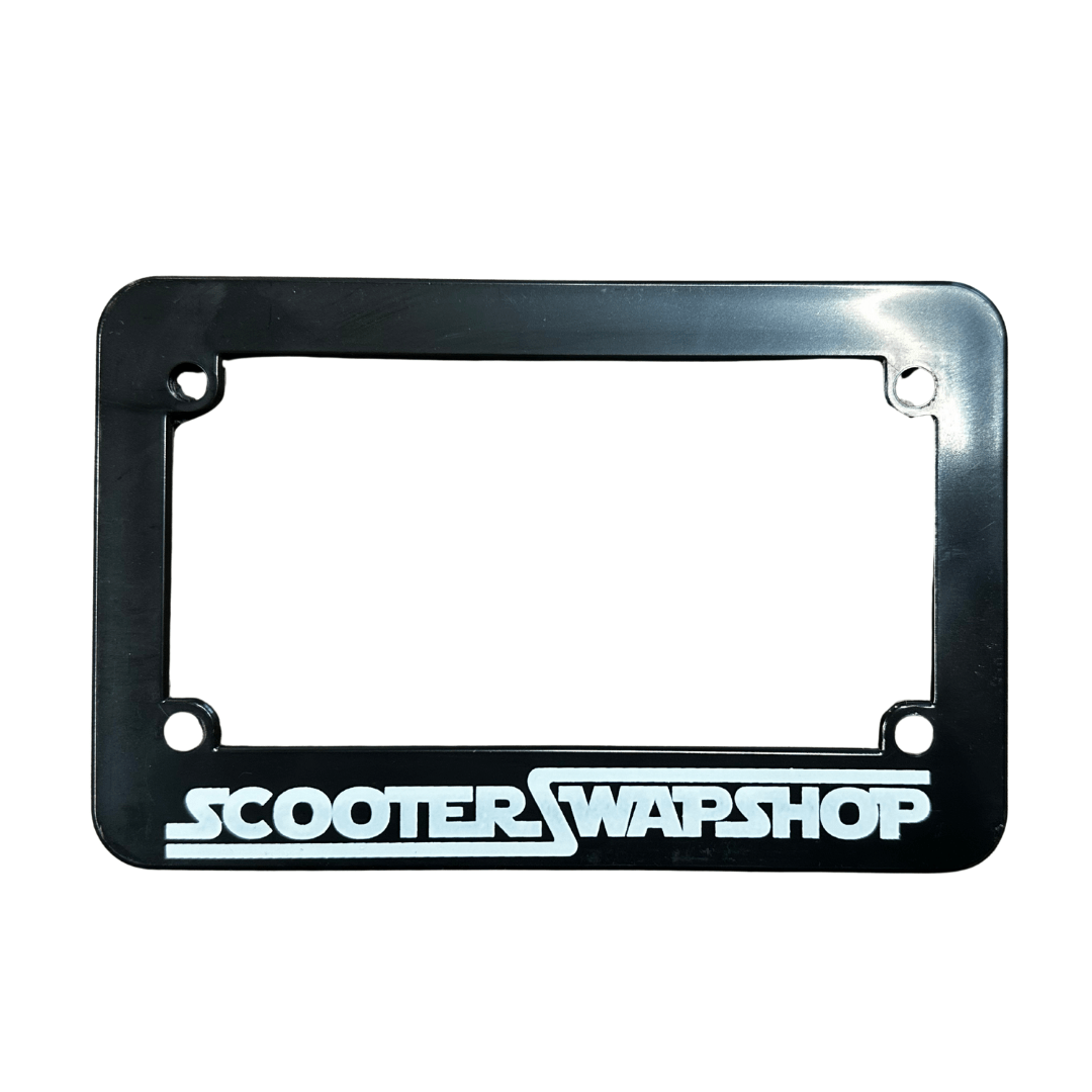 Scooter Swap Shop License Plate Frame - Howling Moto