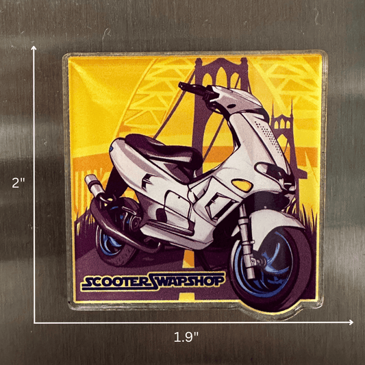 Scooter Swap Shop Magnets - Limited Quantities of Each - Howling Moto