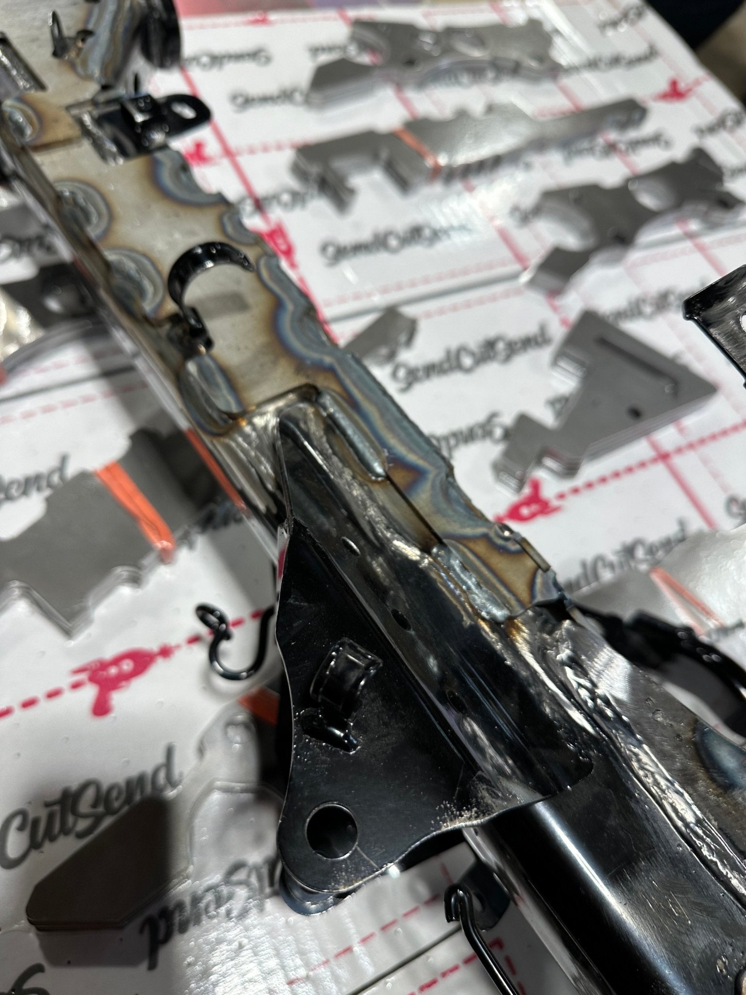 GROM OG/SF ('14-'20) Frame reinforcement gussets - Howling Moto