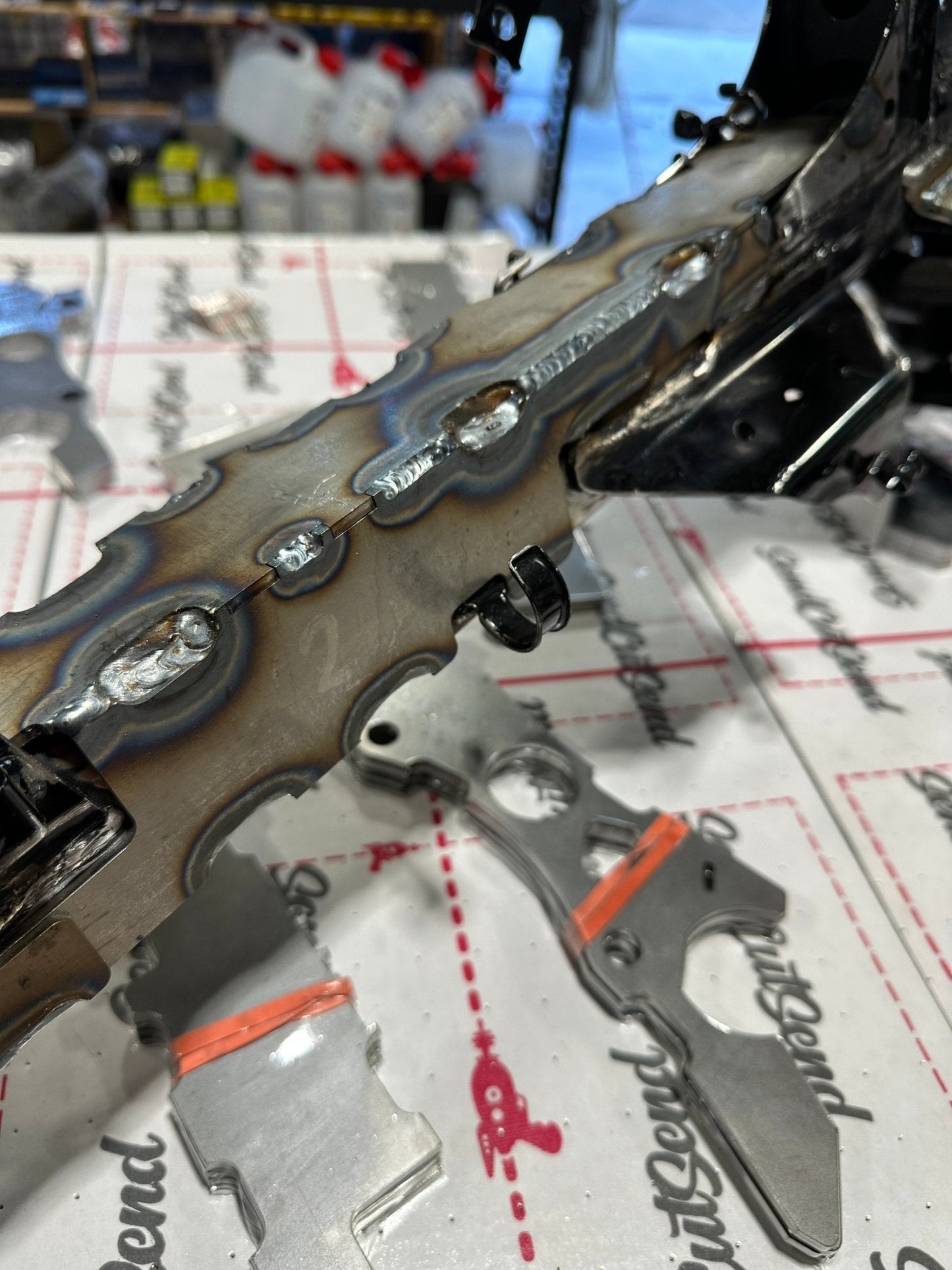 GROM OG/SF ('14-'20) Frame reinforcement gussets - Howling Moto