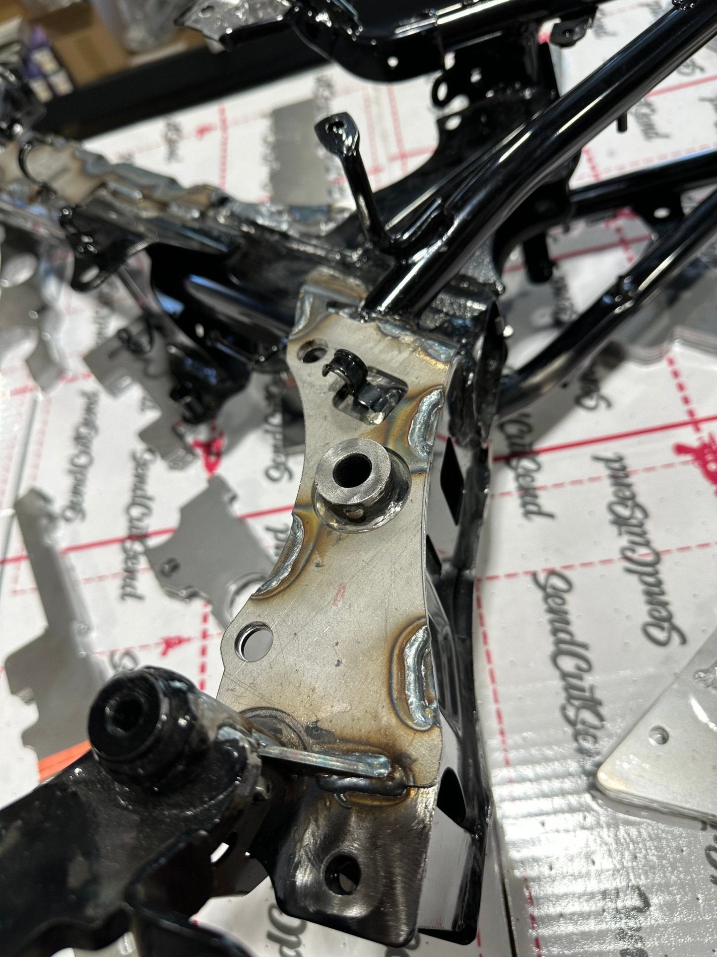 GROM OG/SF ('14-'20) Frame reinforcement gussets - Howling Moto