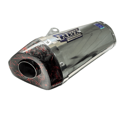 XR150L Full Stainless Exhaust System V3 POLISHED - Howling Moto