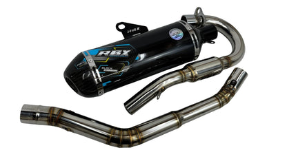 XR150L Full Stainless Exhaust System V3 POLISHED - Howling Moto
