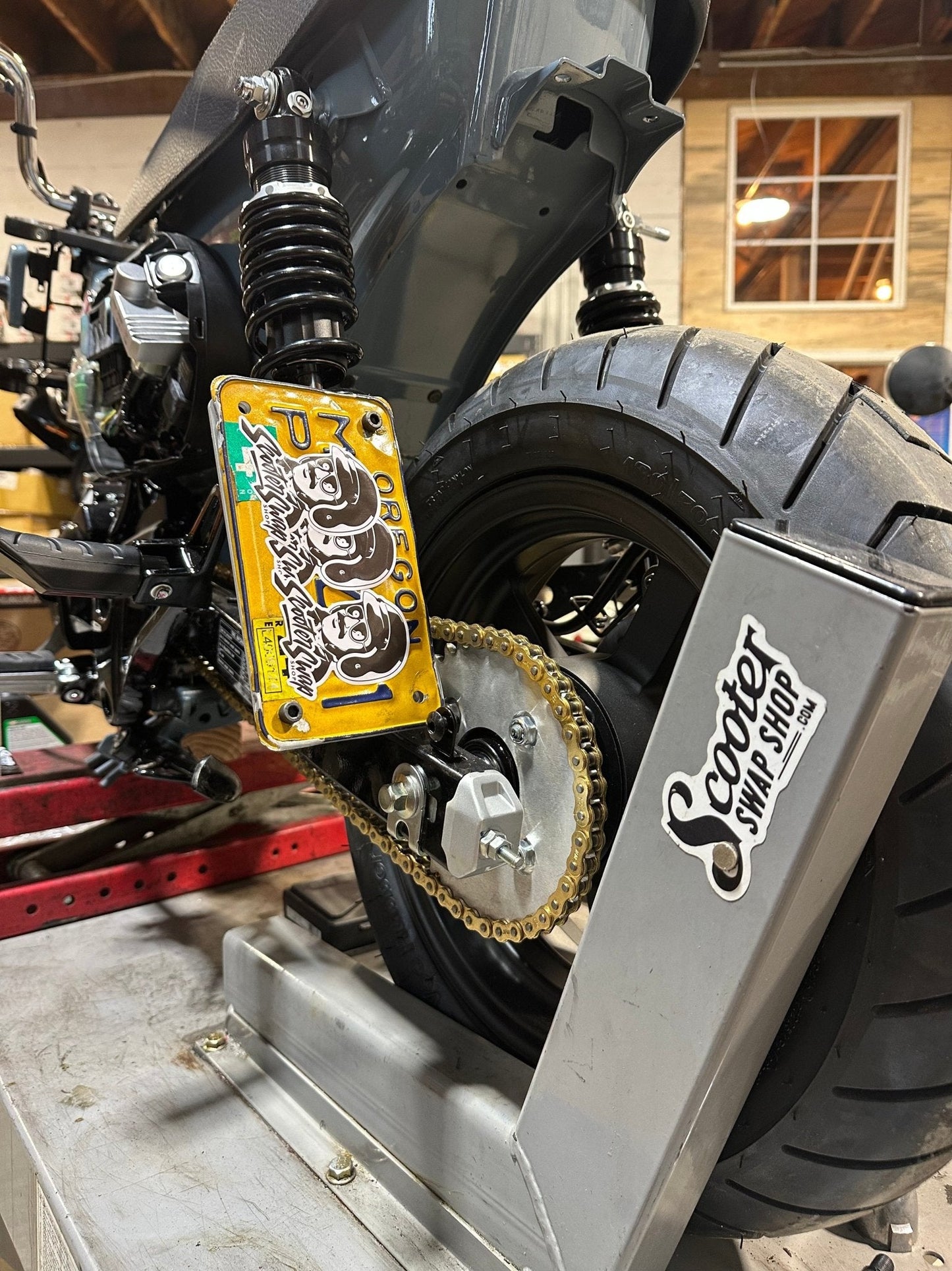 S3 DAX 125 License Plate Side Mount - Howling Moto