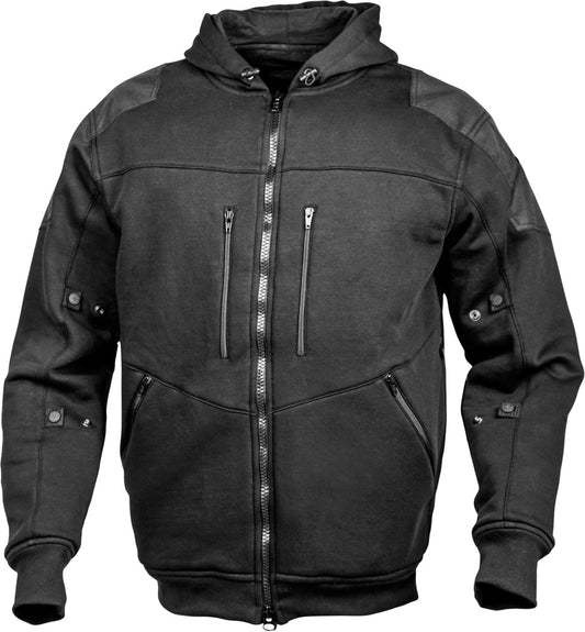 Covert Hoodie Black Lg - Howling Moto